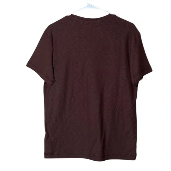 Guess Men's Dark Brown Short Sleeve Tee,NWT,Size S,Made in India - Picture 4 of 9